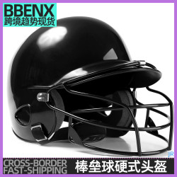 JR棒壘球硬式頭盔青少年成人棒球頭盔抗打擊頭盔透氣舒適耐用