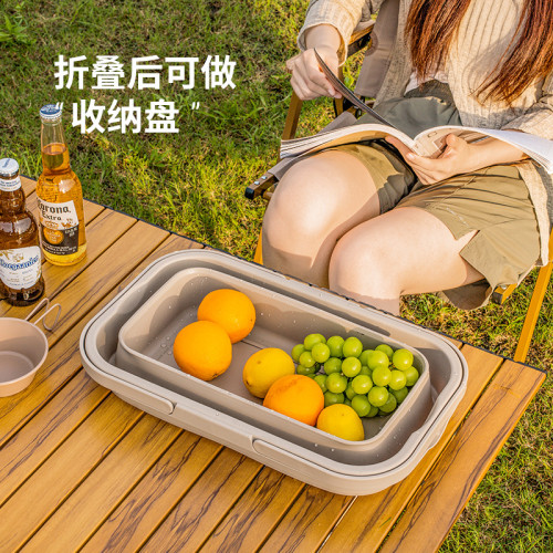 野餐籃可折曡保溫郊遊春遊戶外帶蓋子網紅手提收納箱筐露營野炊桌 野餐籃可折曡保溫郊遊春遊戶外帶蓋子網紅手提收納箱筐露營野炊桌
