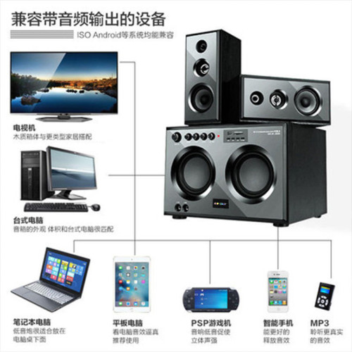 先科Q2藍牙音箱家庭影院K歌桌上型電腦電視音響家用KTV重低音砲 先科Q2藍牙音箱家庭影院K歌桌上型電腦電視音響家用KTV重低音砲