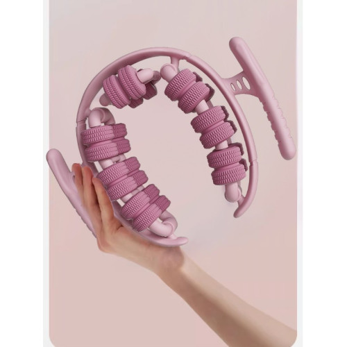 腿部按摩器狼牙棒滾軸瘦腿滾腿神器環形夾腿滾輪小腿肌肉放松瘦腿 腿部按摩器狼牙棒滾軸瘦腿滾腿神器環形夾腿滾輪小腿肌肉放松瘦腿