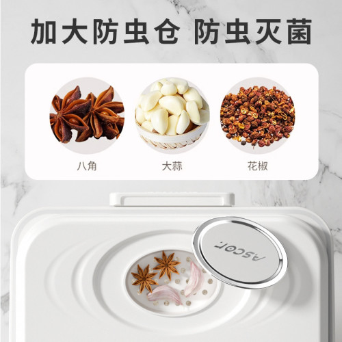 米桶家用密封防蟲防潮食品級30斤高級裝米缸箱米面儲存面粉儲物罐 米桶家用密封防蟲防潮食品級30斤高級裝米缸箱米面儲存面粉儲物罐