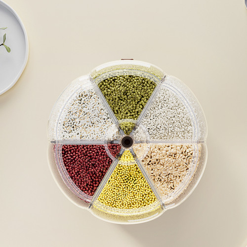 五穀雜糧分格米桶家用防蟲防潮米缸箱密封罐食品級儲存容器收納盒 五穀雜糧分格米桶家用防蟲防潮米缸箱密封罐食品級儲存容器收納盒