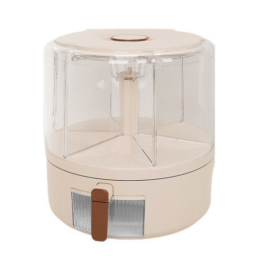 五穀雜糧分格米桶家用防蟲防潮米缸箱密封罐食品級儲存容器收納盒 五穀雜糧分格米桶家用防蟲防潮米缸箱密封罐食品級儲存容器收納盒