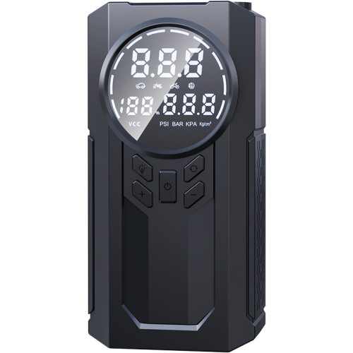 充氣泵車用打氣泵電動汽車用無線輪胎帶測胎壓應急啓動電源一體機 充氣泵車用打氣泵電動汽車用無線輪胎帶測胎壓應急啓動電源一體機