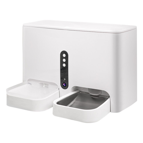 寵物智能喂食器喂食飲水一體機貓咪狗狗自動投食機WiFi影片互動 寵物智能喂食器喂食飲水一體機貓咪狗狗自動投食機WiFi影片互動