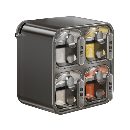 壁掛式調料盒家用廚房用品分裝鹽味精佐料香料收納調味料組合套裝 壁掛式調料盒家用廚房用品分裝鹽味精佐料香料收納調味料組合套裝