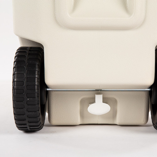 JR拉桿滑輪保溫箱38L象牙白戶外露營可攜式野餐食品冷藏箱附帶冰甎 JR拉桿滑輪保溫箱38L象牙白戶外露營可攜式野餐食品冷藏箱附帶冰甎