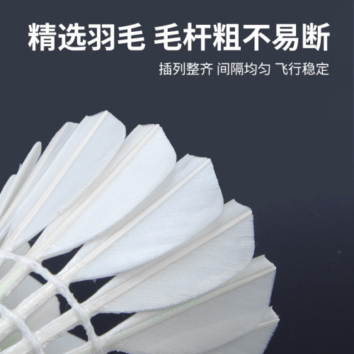 羽毛球水鴨全圓球館訓練比賽12衹裝複合軟木羽毛球兒童耐打羽毛球 羽毛球水鴨全圓球館訓練比賽12衹裝複合軟木羽毛球兒童耐打羽毛球