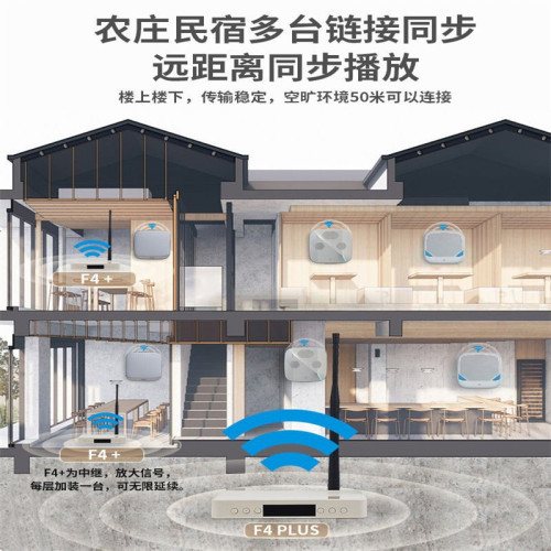 店鋪商用無線壁掛吸頂藍牙音響高級顔值音響商超美容院服裝店音箱