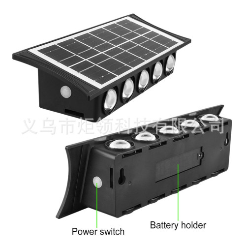 新款太陽能上下發光庭院燈戶外防水別墅景觀燈家用氛圍洗牆燈 新款太陽能上下發光庭院燈戶外防水別墅景觀燈家用氛圍洗牆燈