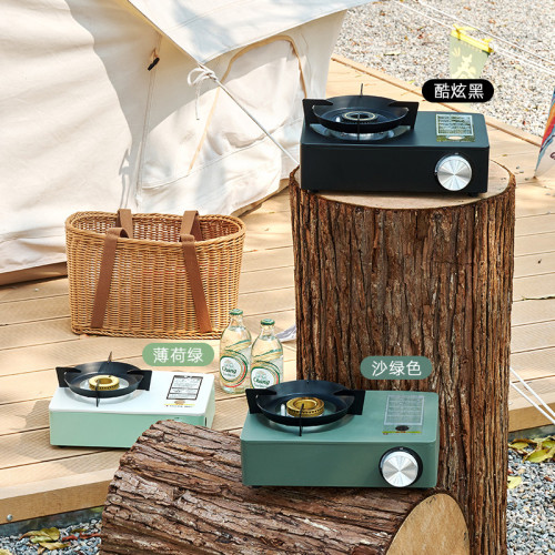 戶外一體式卡式爐 野餐休閒猛火氣爐工具戶外可攜式露營爐具 戶外一體式卡式爐 野餐休閒猛火氣爐工具戶外可攜式露營爐具