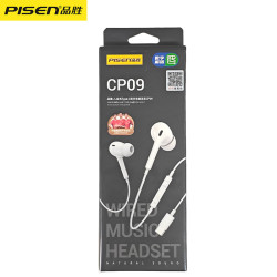 品勝06半入耳式數字有線耳機type-c接口線控帶麥聽歌通話安卓手機
