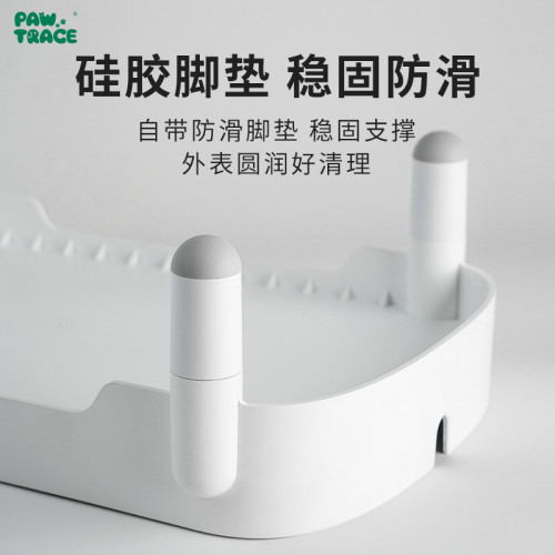 寵物喂食器增高架可調節智能貓咪喂食器支架保護寵物頸椎喂食架子 寵物喂食器增高架可調節智能貓咪喂食器支架保護寵物頸椎喂食架子