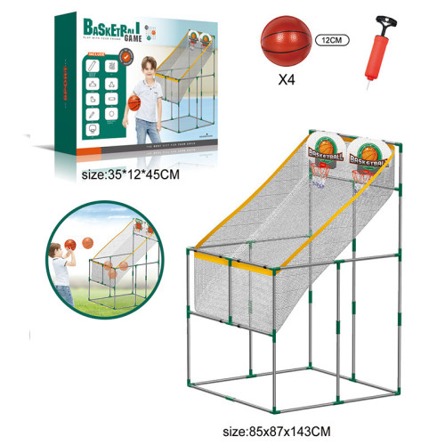 雙人籃球足球二合一室內投籃機可攜式可移動組裝足球網籃球框室內外 雙人籃球足球二合一室內投籃機可攜式可移動組裝足球網籃球框室內外