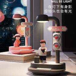 原創拍拍小夜燈學生閨蜜情侶禮物網紅創意禮品擺件手機支架氛圍燈
