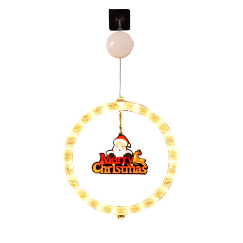 發光merry christmas跑馬led彩燈聖誕節氛圍布置裝飾掛飾道具用品