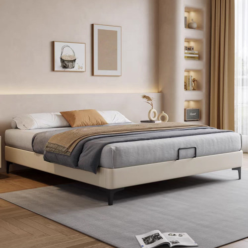 無床頭床現代簡約主臥儲物架子床小戶型無靠背齊邊床榻榻米家具床 無床頭床現代簡約主臥儲物架子床小戶型無靠背齊邊床榻榻米家具床