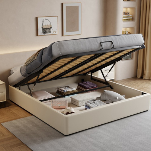 無床頭床現代簡約主臥儲物架子床小戶型無靠背齊邊床榻榻米家具床 無床頭床現代簡約主臥儲物架子床小戶型無靠背齊邊床榻榻米家具床