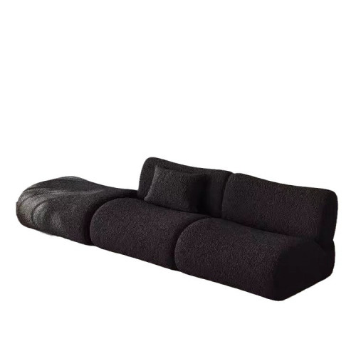 萊米壓縮沙發客廳落地異形轉角自由組合復古風模塊布藝沙發羊羔絨 萊米壓縮沙發客廳落地異形轉角自由組合復古風模塊布藝沙發羊羔絨