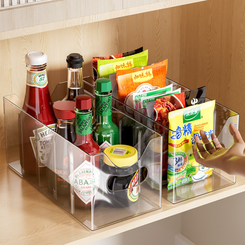 調料收納盒廚房家用裝香料多格一體分格神器調味品瓶罐台面置物架 調料收納盒廚房家用裝香料多格一體分格神器調味品瓶罐台面置物架