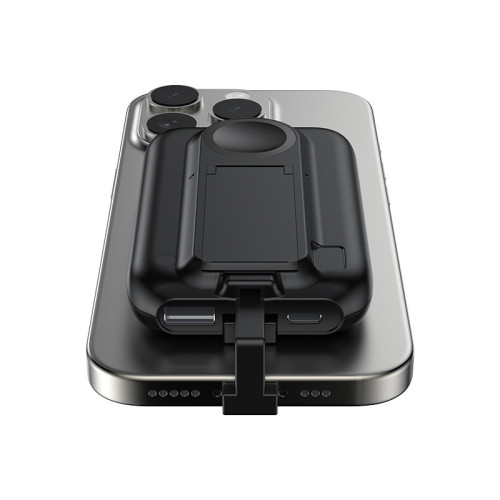 磁吸無線充電寶五合一可充手錶PD20w快充自帶線10000安培行動電源