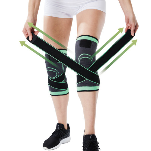 加壓式綁帶護膝半月板靭帶護具籃球羽毛球跑步登山膝關節彈力綁帶 加壓式綁帶護膝半月板靭帶護具籃球羽毛球跑步登山膝關節彈力綁帶