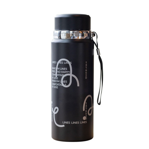 大容量背帶運動保溫杯子可攜式隨行雙飲旅行喝水保溫杯杯學生大肚壺 大容量背帶運動保溫杯子可攜式隨行雙飲旅行喝水保溫杯杯學生大肚壺