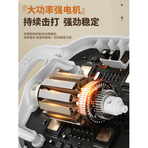 六頭筋膜槍全身深度按摩按摩器家用高頻肌肉放松按摩槍男士筋膜槍 六頭筋膜槍全身深度按摩按摩器家用高頻肌肉放松按摩槍男士筋膜槍