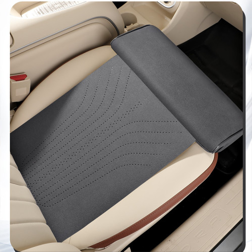 汽車坐墊記憶棉腿托翻毛皮座墊腿托一體主駕駛位副駕駛座椅加長墊 汽車坐墊記憶棉腿托翻毛皮座墊腿托一體主駕駛位副駕駛座椅加長墊