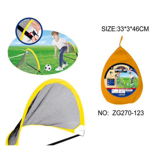 兒童足球門親子玩具可攜式折曡足球網可移動室內簡易訓練小球門龍門 兒童足球門親子玩具可攜式折曡足球網可移動室內簡易訓練小球門龍門