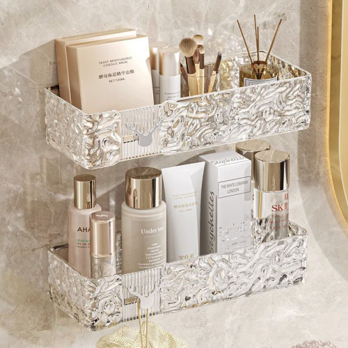 浴室置物架衛生間免打孔厠所洗手間洗手台牆上三角壁掛式收納架子 浴室置物架衛生間免打孔厠所洗手間洗手台牆上三角壁掛式收納架子