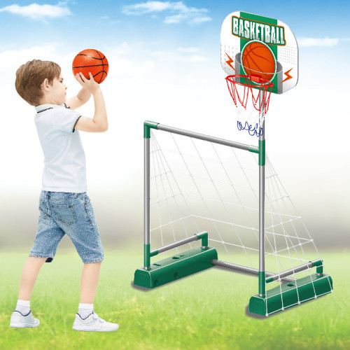 兒童移動足球門籃球架二合一可拆卸室內室外框架訓練投籃架足球網 兒童移動足球門籃球架二合一可拆卸室內室外框架訓練投籃架足球網