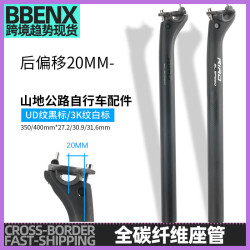 全碳纖維座管27.2/30.8/31.6MM避震坐管山地自行車減震座管座桿子