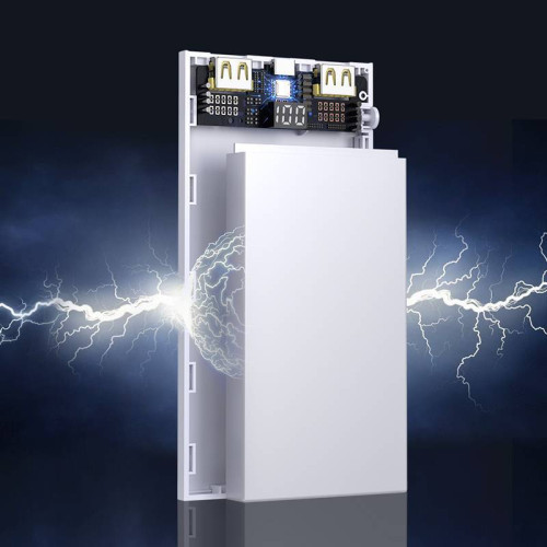 品勝充電寶行動電源10500安培LED全屏版適用蘋果華爲安卓充電白色 品勝充電寶行動電源10500安培LED全屏版適用蘋果華爲安卓充電白色