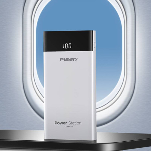 品勝充電寶行動電源10500安培LED全屏版適用蘋果華爲安卓充電白色 品勝充電寶行動電源10500安培LED全屏版適用蘋果華爲安卓充電白色