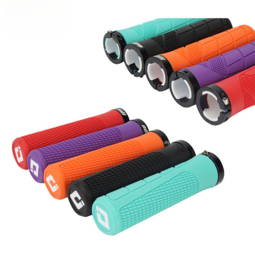 橡膠把套山地自行車把握可鎖防滑吸震防滑橡膠把套自行車手把膠套 橡膠把套山地自行車把握可鎖防滑吸震防滑橡膠把套自行車手把膠套