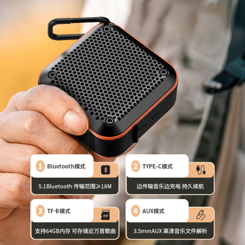 藍牙音箱無線隨身可攜式低音砲禮品方形迷你小音響IPX7防水 藍牙音箱無線隨身可攜式低音砲禮品方形迷你小音響IPX7防水