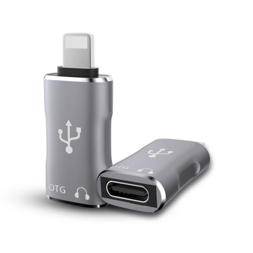 type c轉接頭適用蘋果OTG轉換器Lightning接口iphone手機連接U盤 type c轉接頭適用蘋果OTG轉換器Lightning接口iphone手機連接U盤