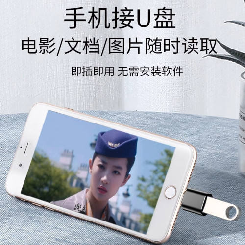 適用蘋果otg轉接頭ipad平板lightning接口連接優u盤USB轉換器外接