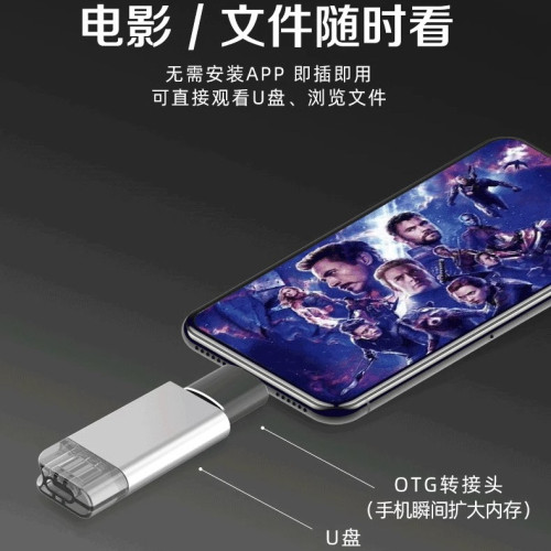 適用蘋果otg轉接頭ipad平板lightning接口連接優u盤USB轉換器外接