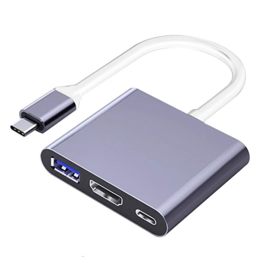 Typec轉HDMI線影片採集卡USB口帶供電接頭手機投同屏投影多接口