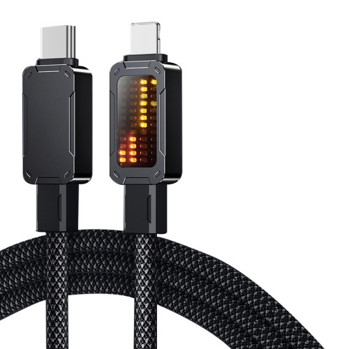 100w超級快充數據線TC智能燈顯PD適用蘋果15-16全系華爲手機車用