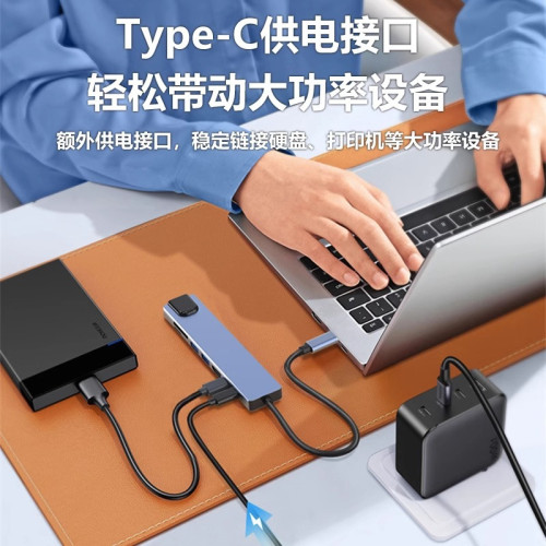 typec拓展隖hdmi投影擴展器分線器網線轉換頭充電集分器hub多接口 typec拓展隖hdmi投影擴展器分線器網線轉換頭充電集分器hub多接口