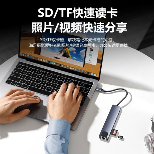 typec拓展隖hdmi投影擴展器分線器網線轉換頭充電集分器hub多接口 typec拓展隖hdmi投影擴展器分線器網線轉換頭充電集分器hub多接口