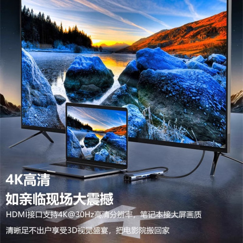 typec拓展隖hdmi投影擴展器分線器網線轉換頭充電集分器hub多接口 typec拓展隖hdmi投影擴展器分線器網線轉換頭充電集分器hub多接口