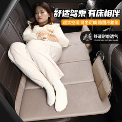 車用折曡床可攜式汽車後排睡墊轎車SUV旅行床汽車後排床墊