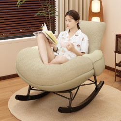 懶人沙發家用陽台休閒搖椅大人可睡可躺椅單人沙發椅蛋殼窩窩椅子