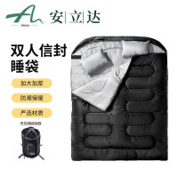 雙人睡袋成人戶外加厚防水防寒情侶可拆分兩用保暖秋冬季露營睡袋