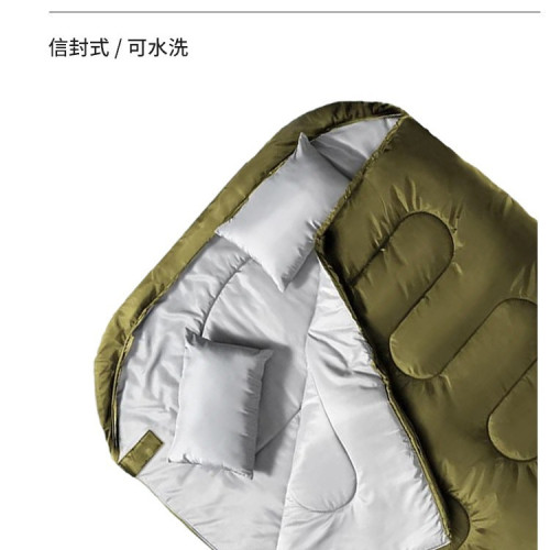 雙人睡袋成人戶外加厚防水防寒情侶可拆分兩用保暖秋冬季露營睡袋