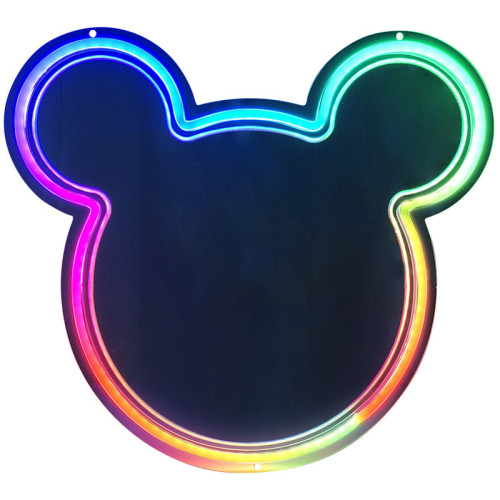 霓虹化妝鏡全彩幻彩rgb鏡面霓虹燈臥室裝飾跑馬流水燈 霓虹化妝鏡全彩幻彩rgb鏡面霓虹燈臥室裝飾跑馬流水燈